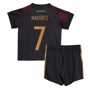 Tyskland Kai Havertz #7 Udebanesæt Børn VM 2022 Kort ærmer (+ korte bukser)